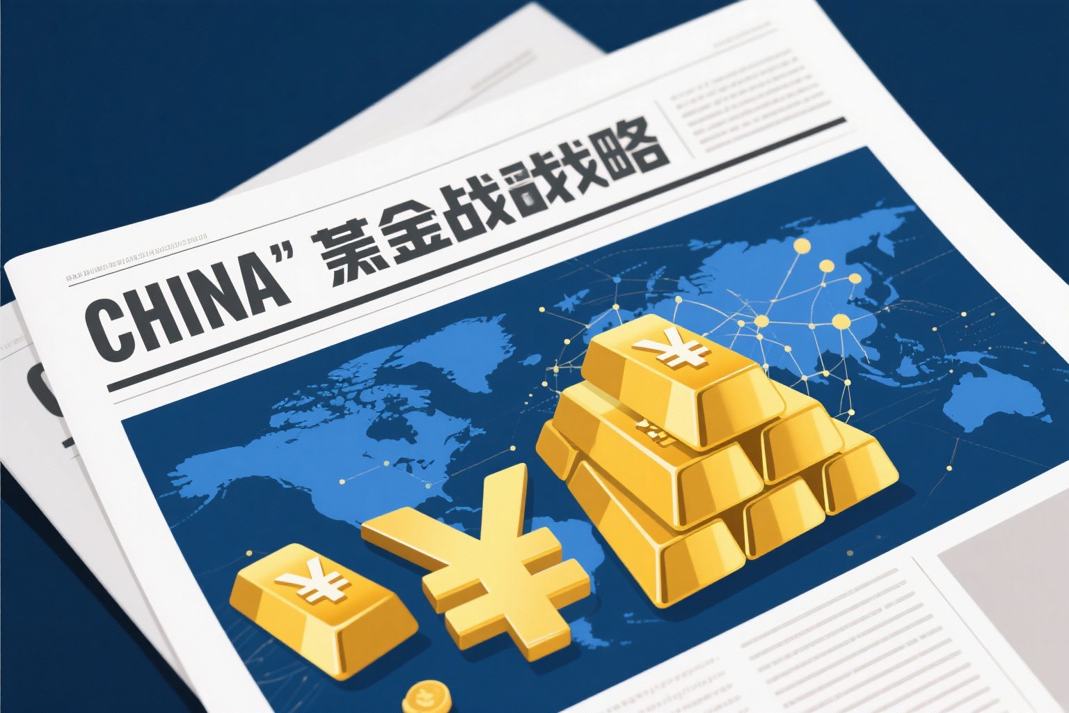 中国黄金战略示意图